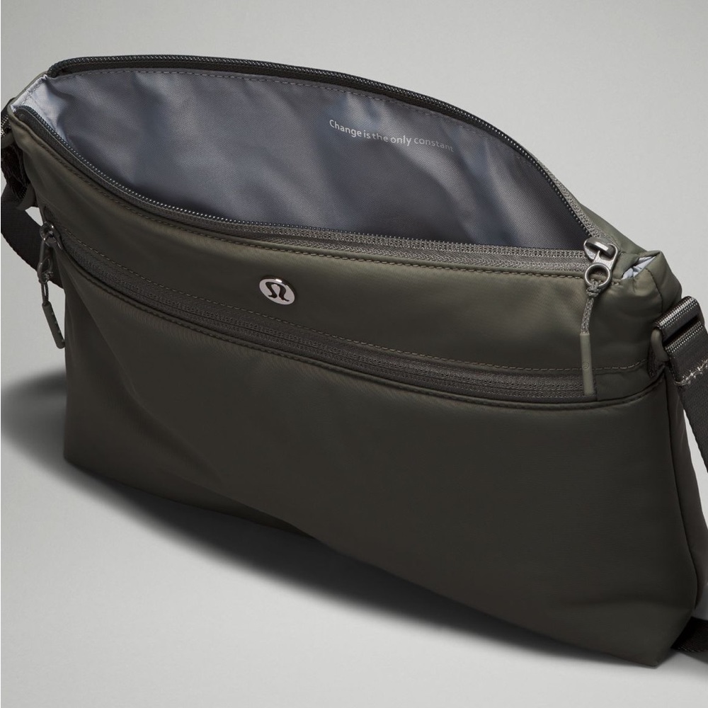lululemon athletica Olive Green Crossbody Bag